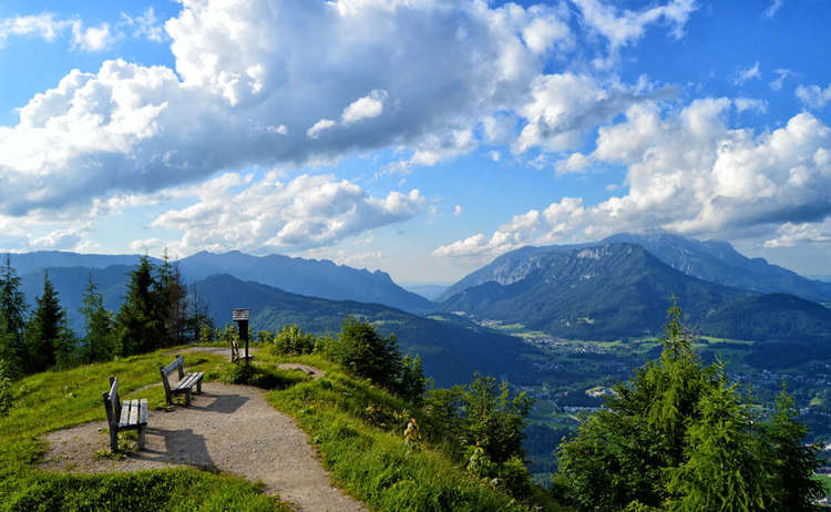 Aussicht vom Grünstein Gipfel