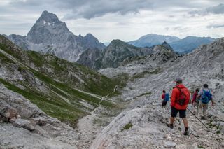 Abstieg vom Hundstodgatterl zum Trischübel