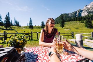 Einkehr an der Kühroint Alm