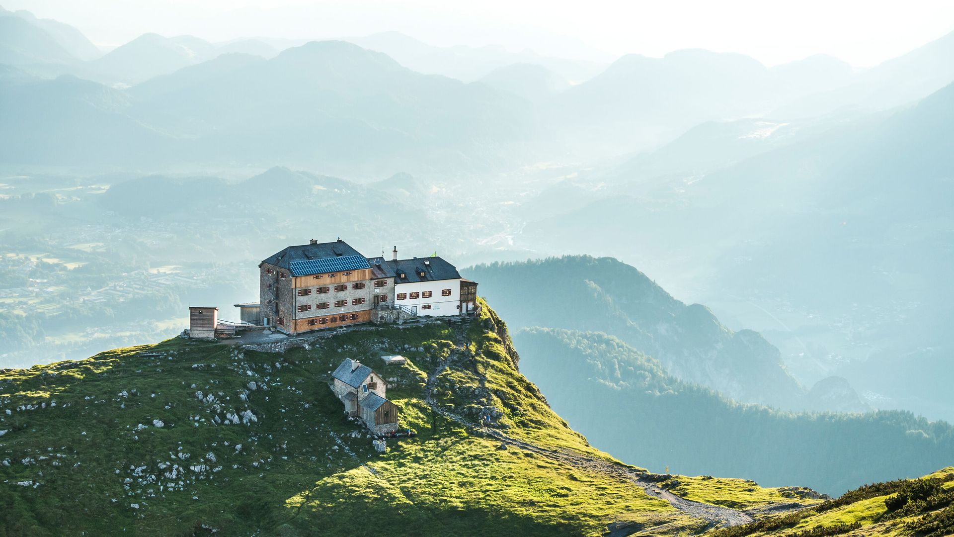 Das Watzmannhaus auf dem Falzköpfl