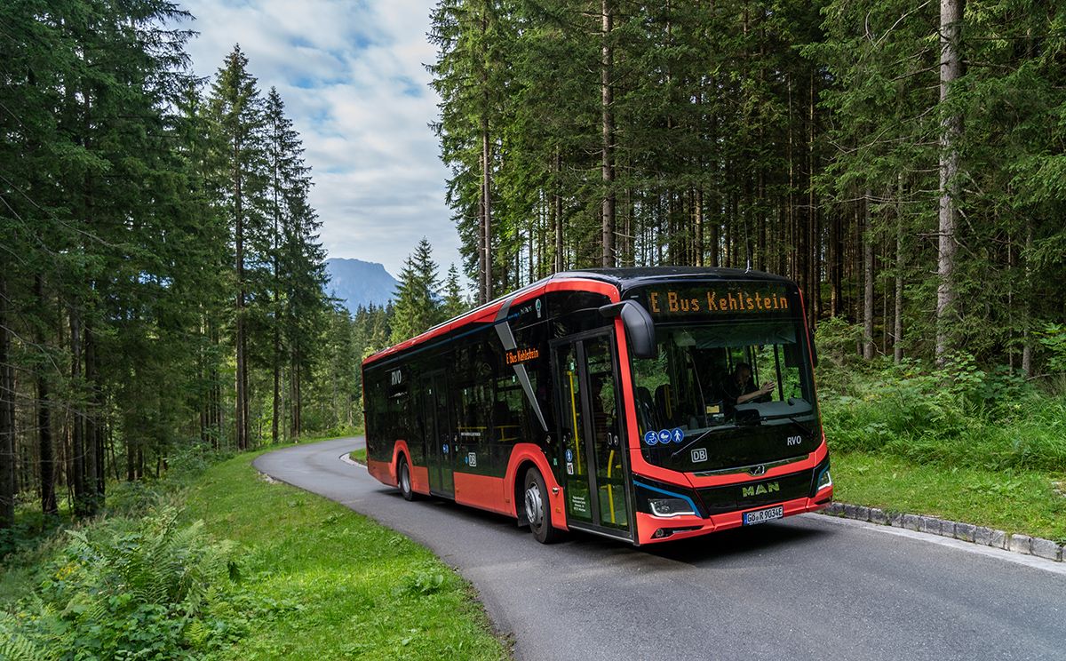 Die Kehlsteinbusse fahren elektrisch