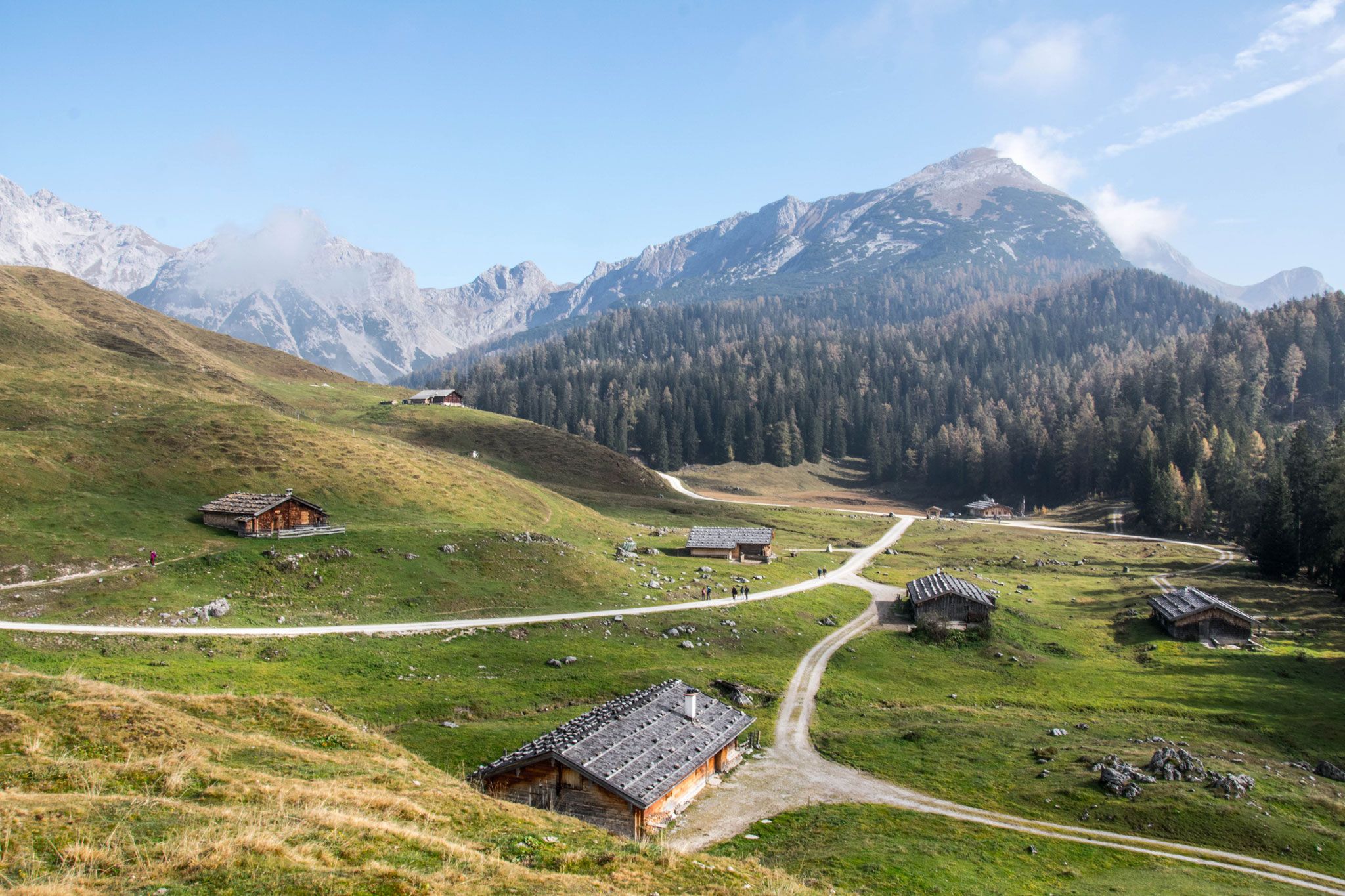 Blick über die Kallbrunnalm