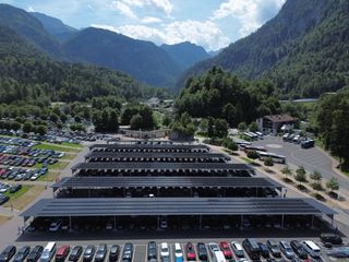 Parkplatz Königssee Carportanlage
