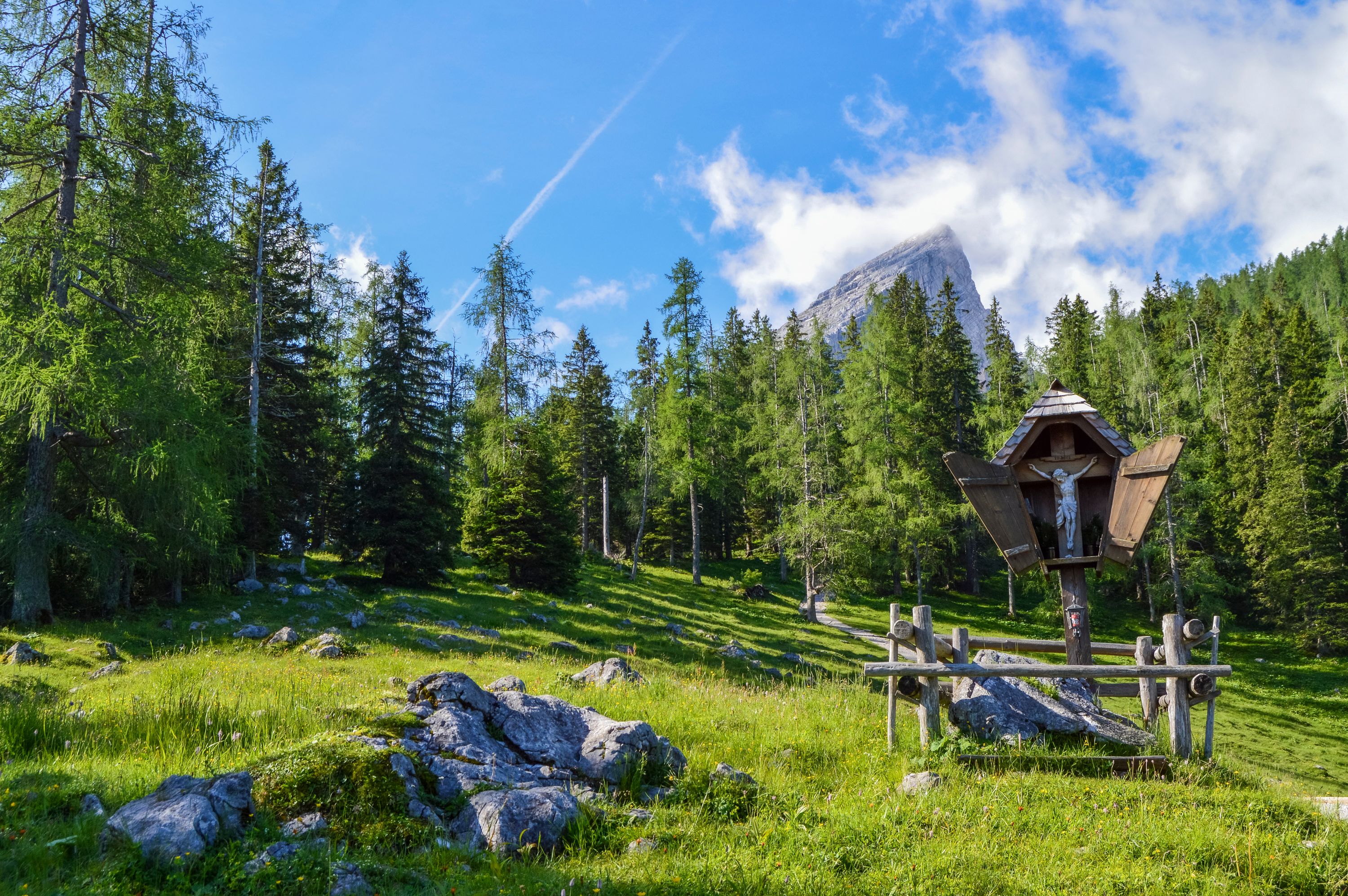 Das Almkreuz der Mitterkaseralm