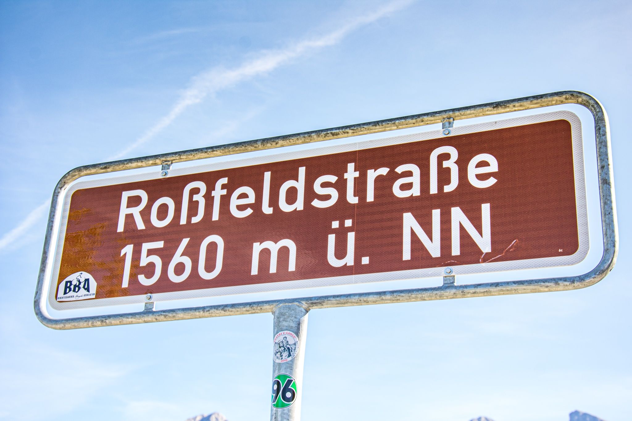 1.560 Meter: Am Scheitelpunkt der Rossfeld Panoramastraße 
