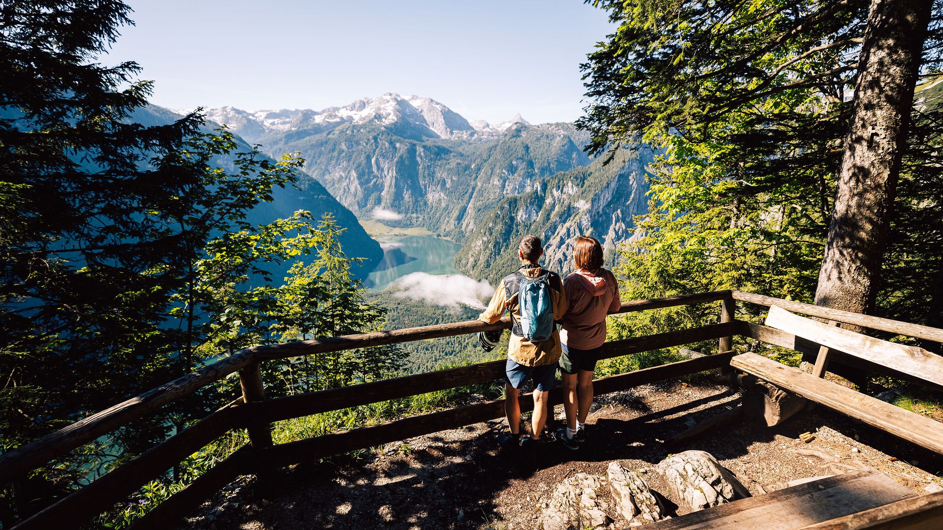 Aussichtspunkt über dem Königssee: Die Archenkanzel