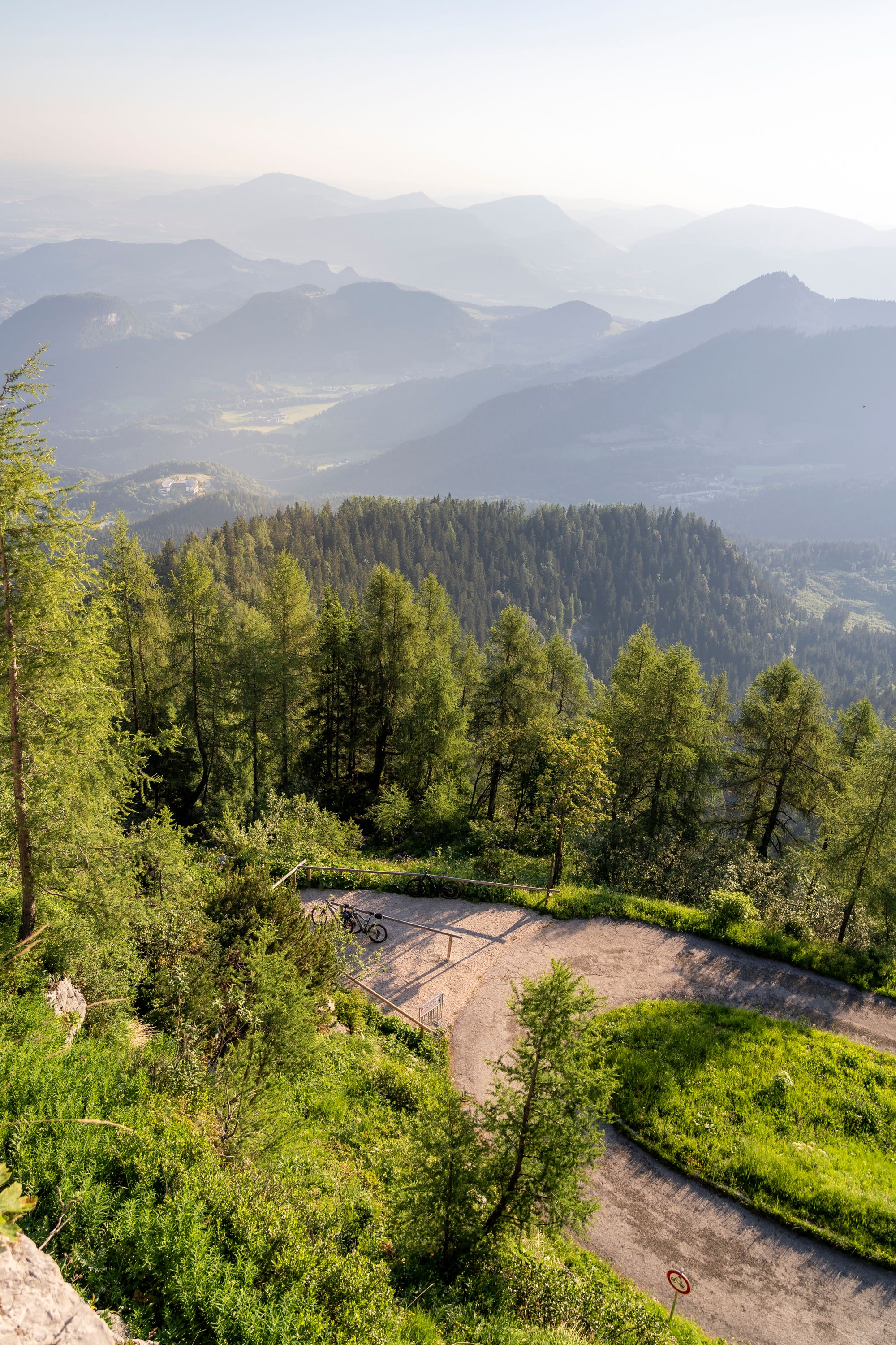 Der Radweg zum Kehlstein