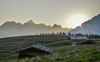 Sonnenuntergang auf der Gotzenalm