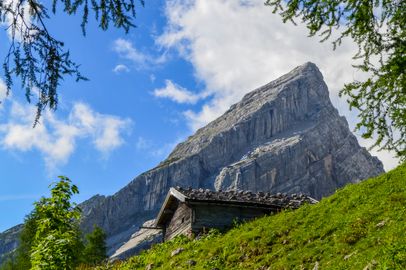 Falzalm vor kleinem Watzmann