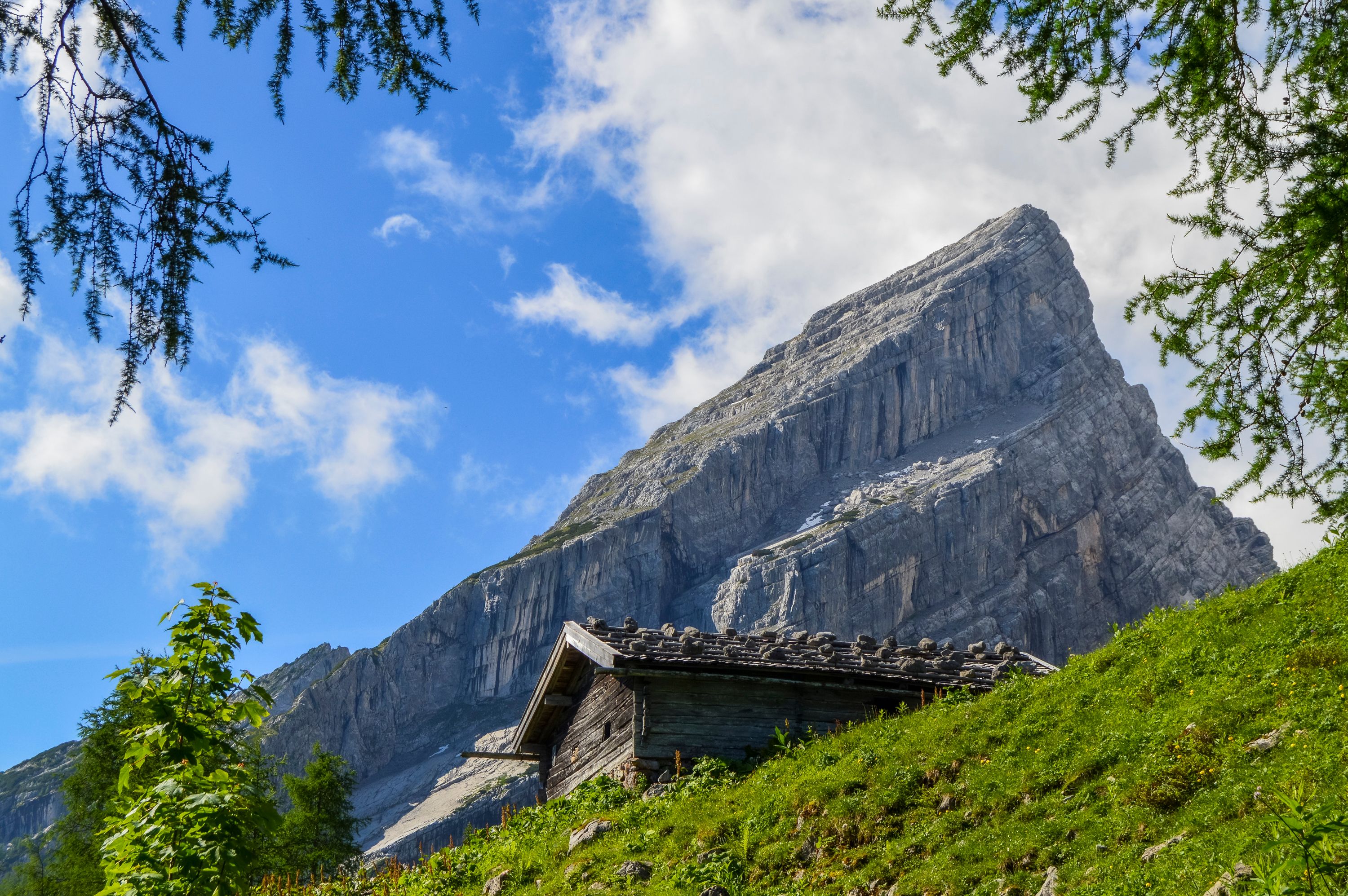 Falzalm vor kleinem Watzmann