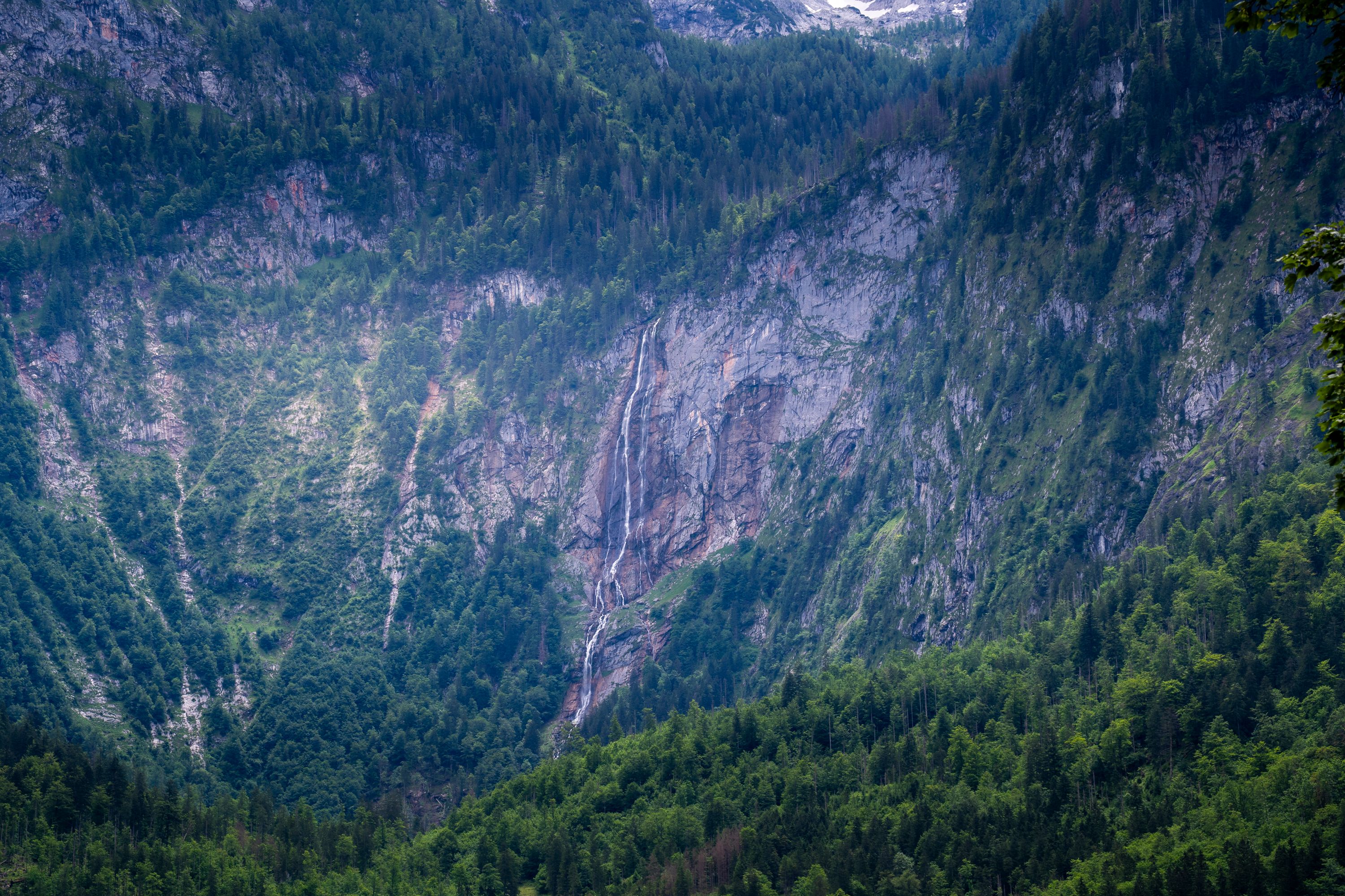 Blick zum Röthbach Wasserfall