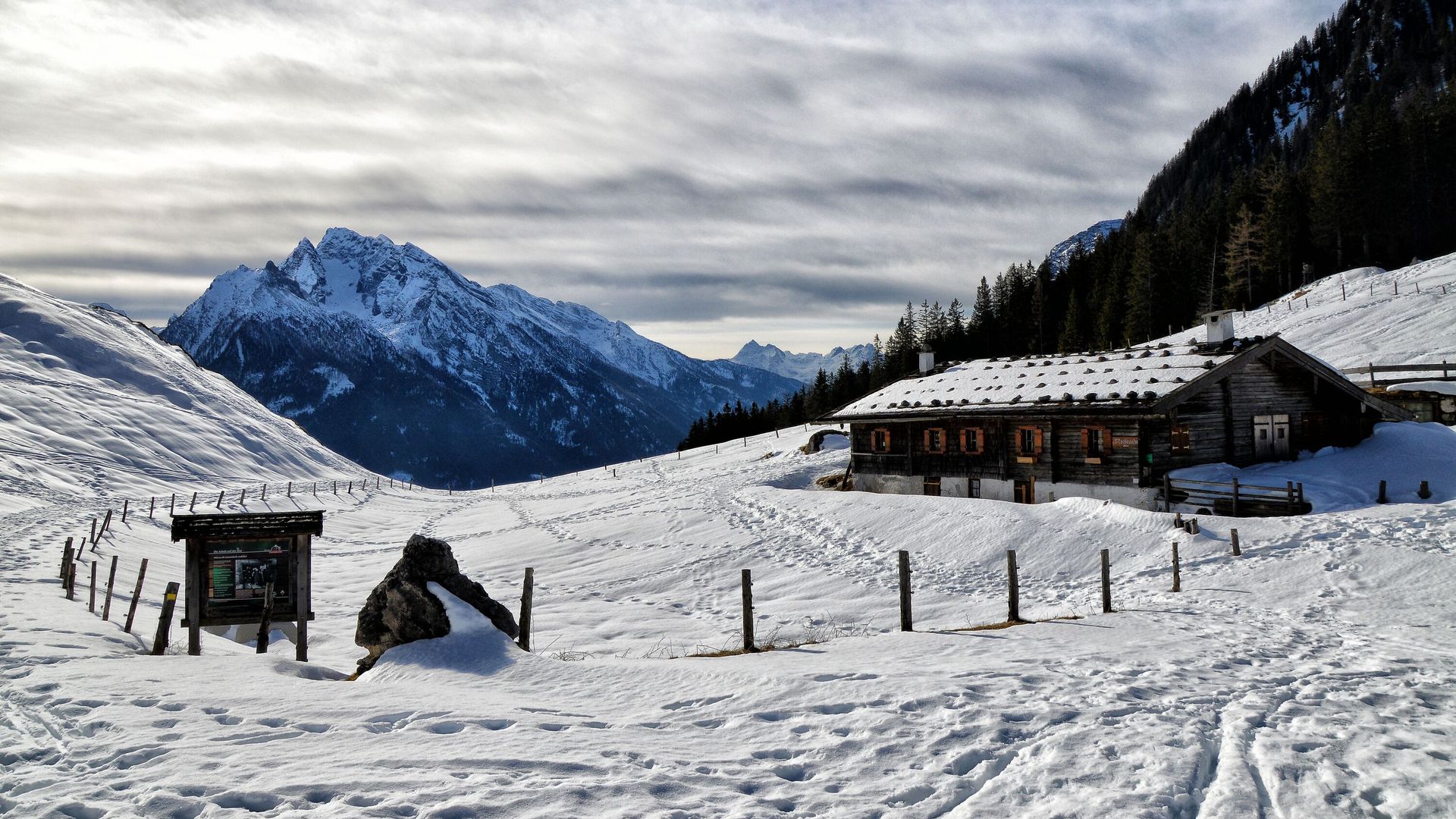 Die Mordaualm im Winter