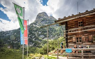 Blick vom Kärlingerhaus zum Viehkogel