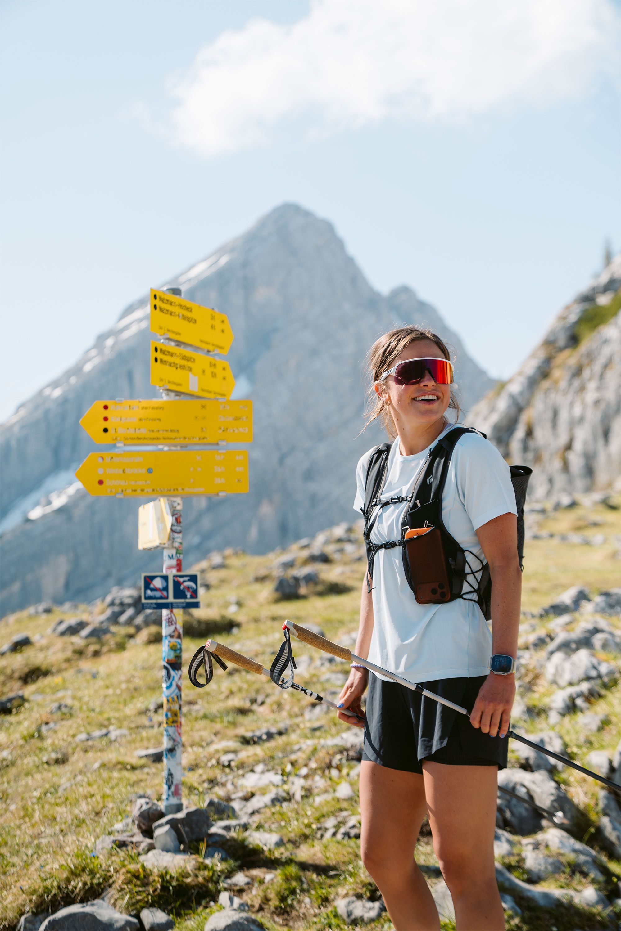 Wegweiser am Watzmannhaus 