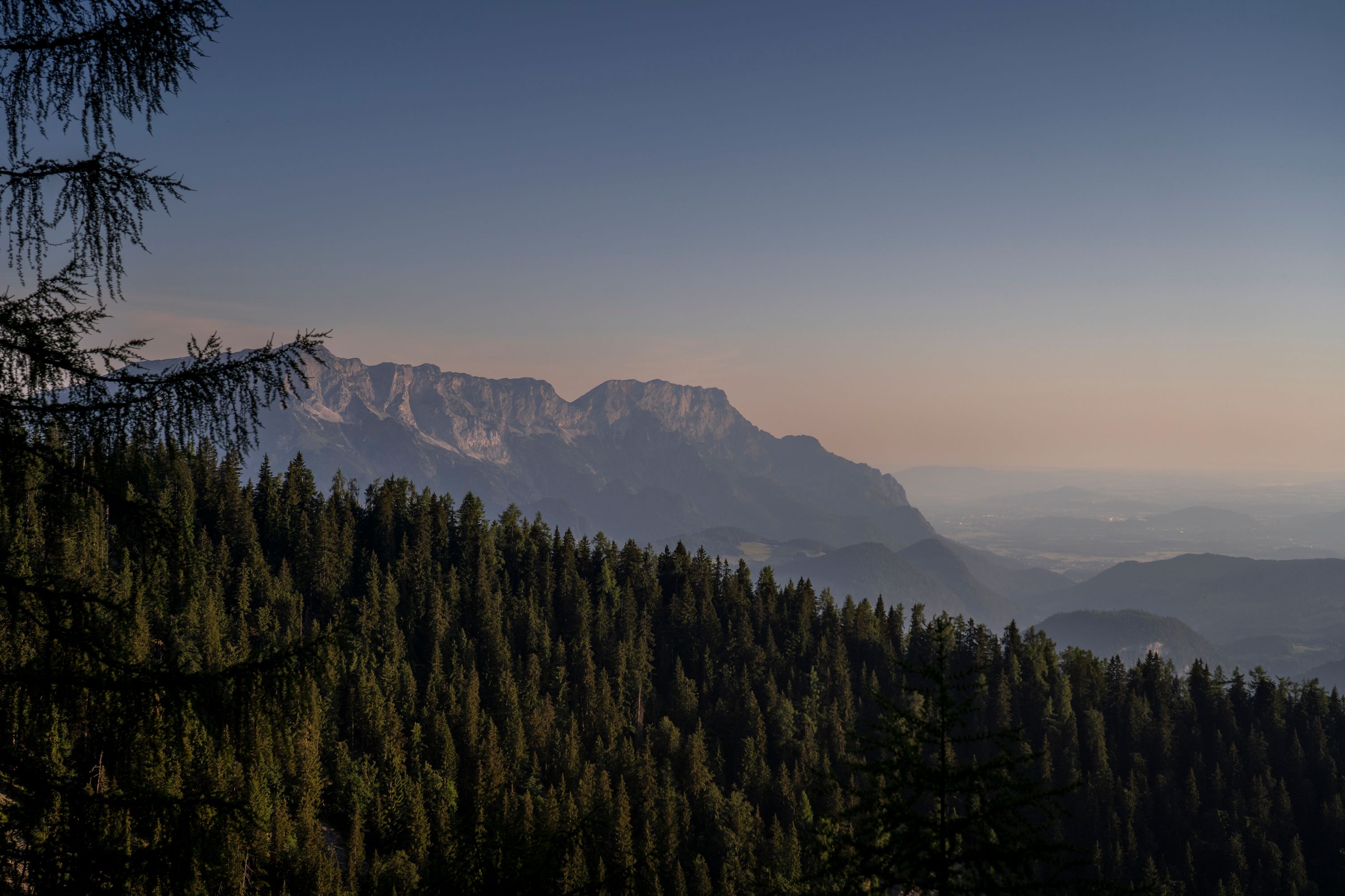 Blick zum Untersberg
