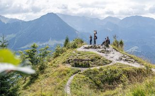 Auf dem Grünsteingipfel