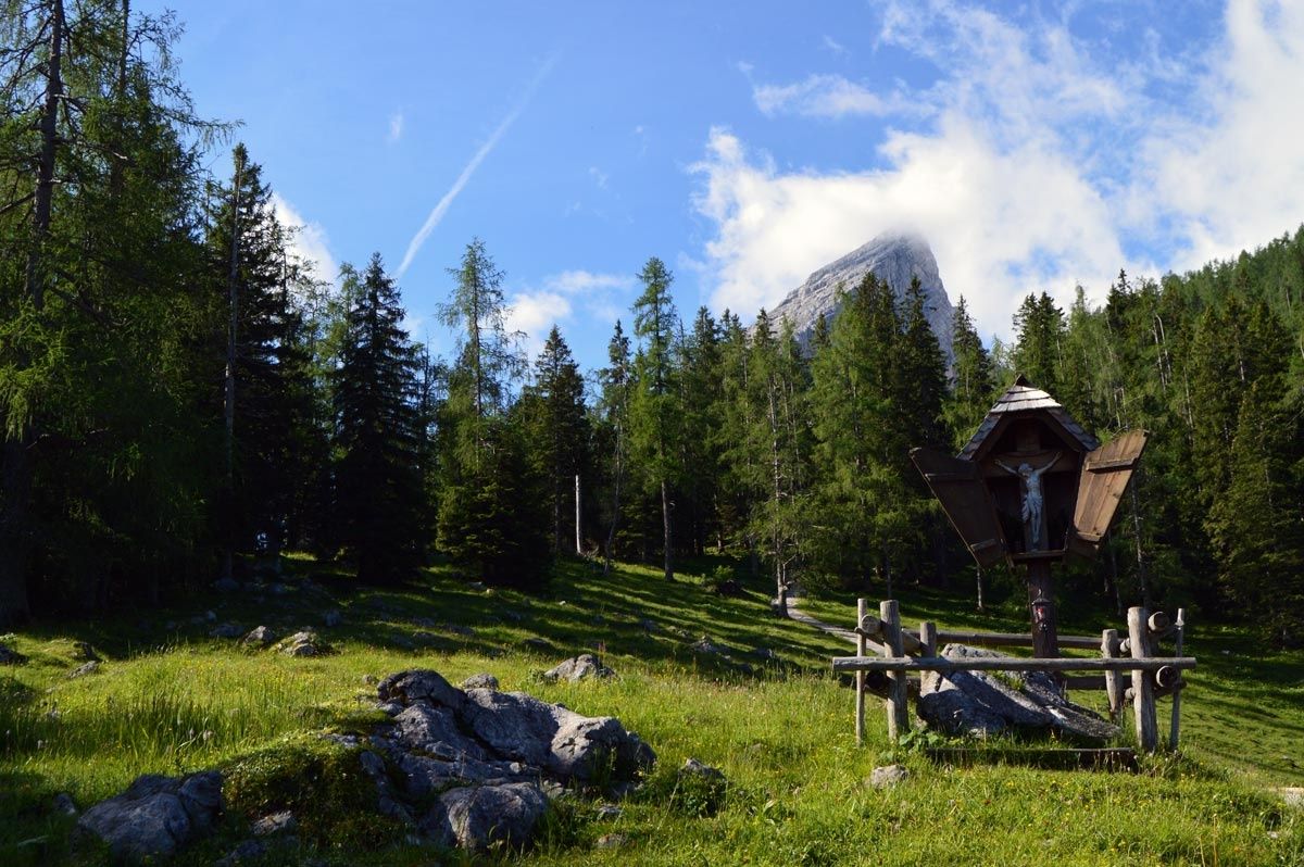 Das Almkreuz auf der Mitterkaseralm