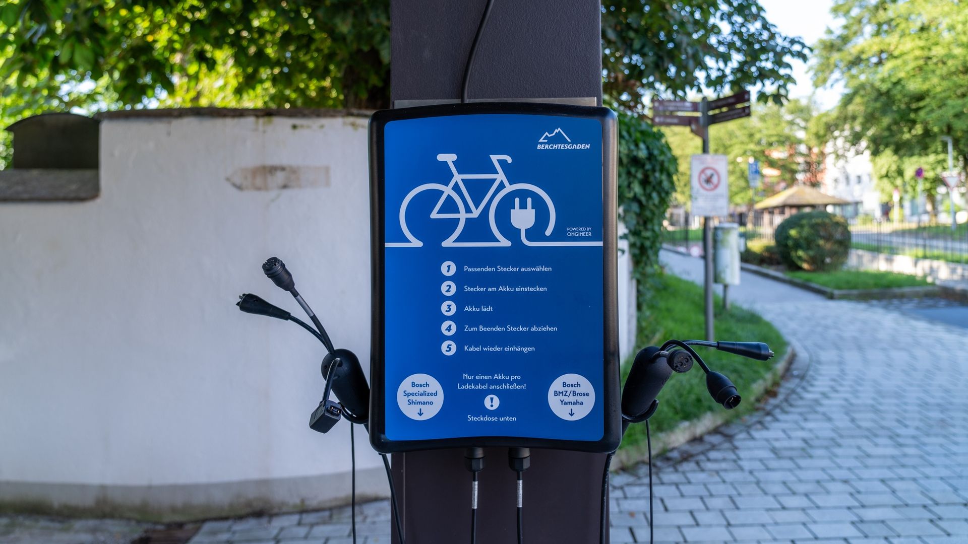 E-Bike Ladestation Alpencongress 