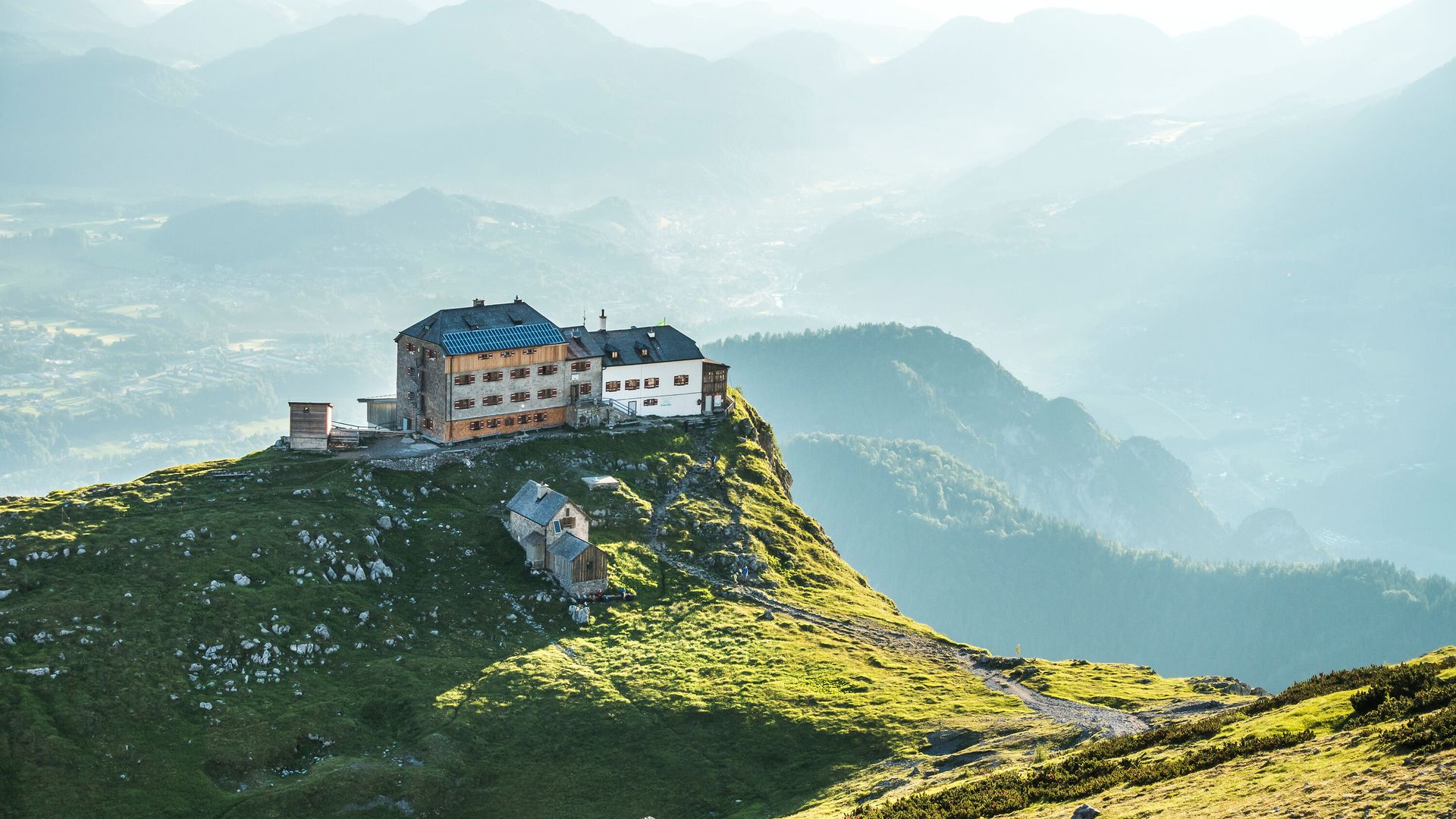 Das Watzmannhaus auf dem Falzköpfl