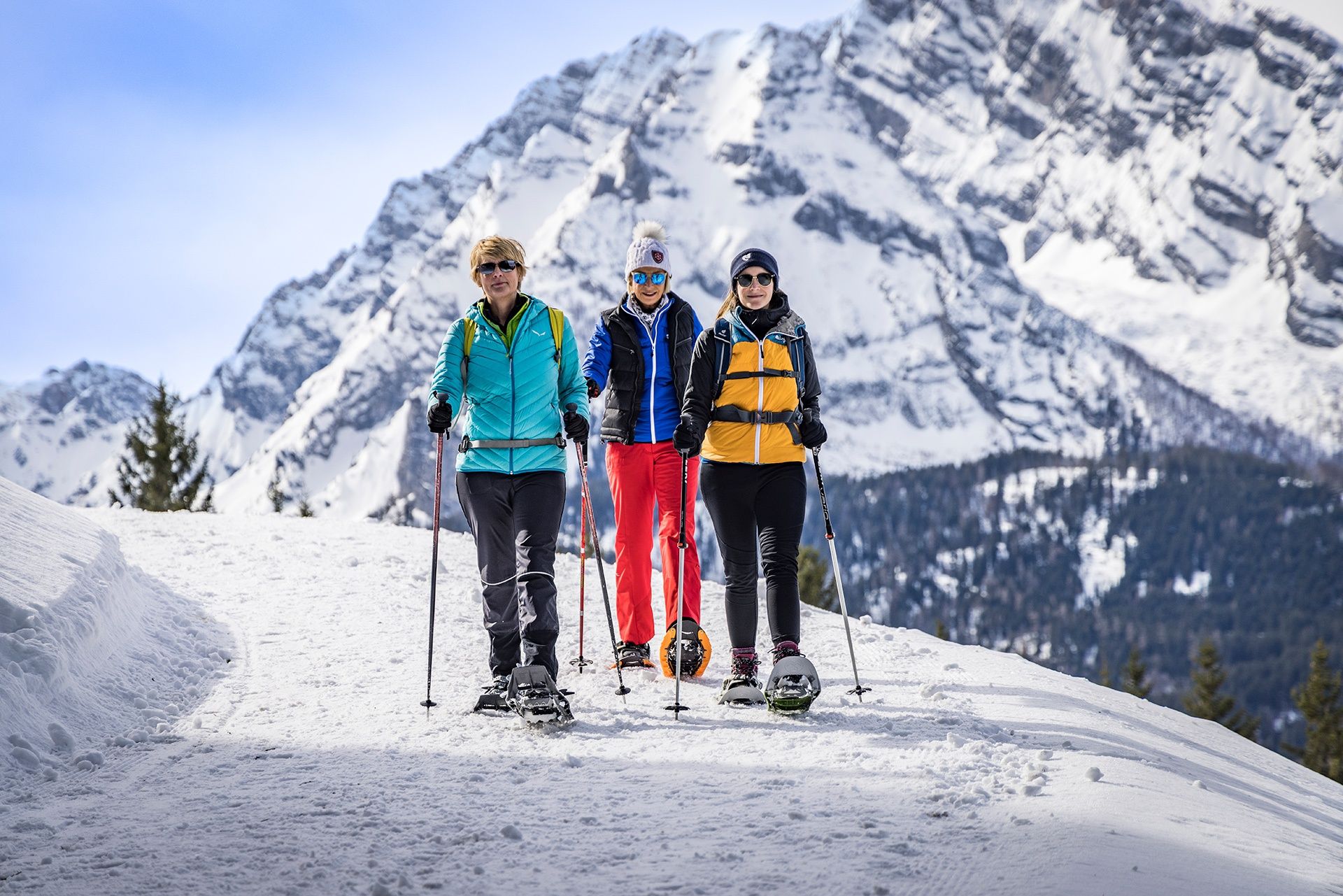 Mit Schneeschuhen auf dem Königsweg am Jenner