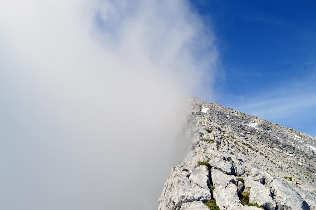 Nebel am Watzmanngrat