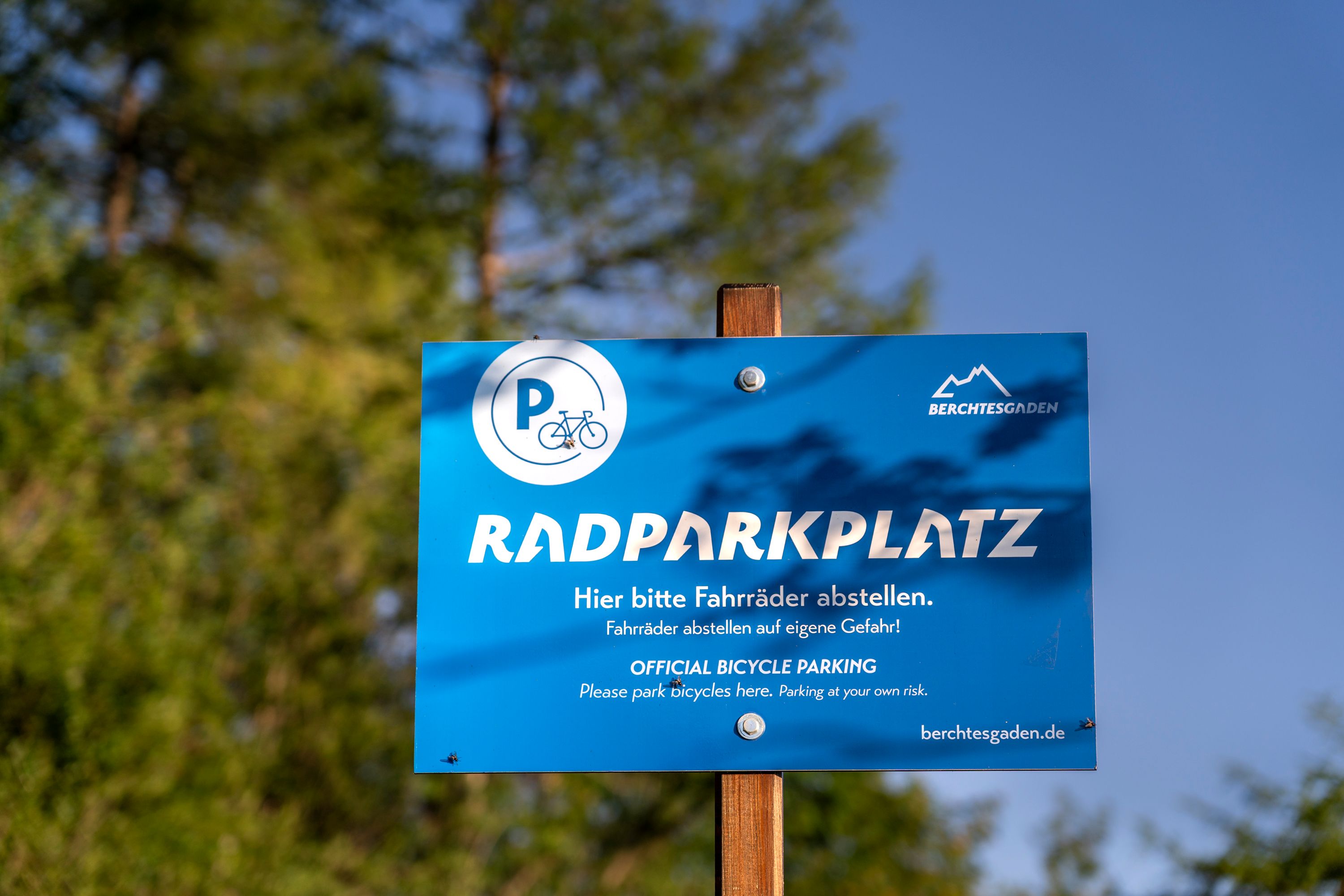 Der Radlparkplatz Kehlsteinhaus