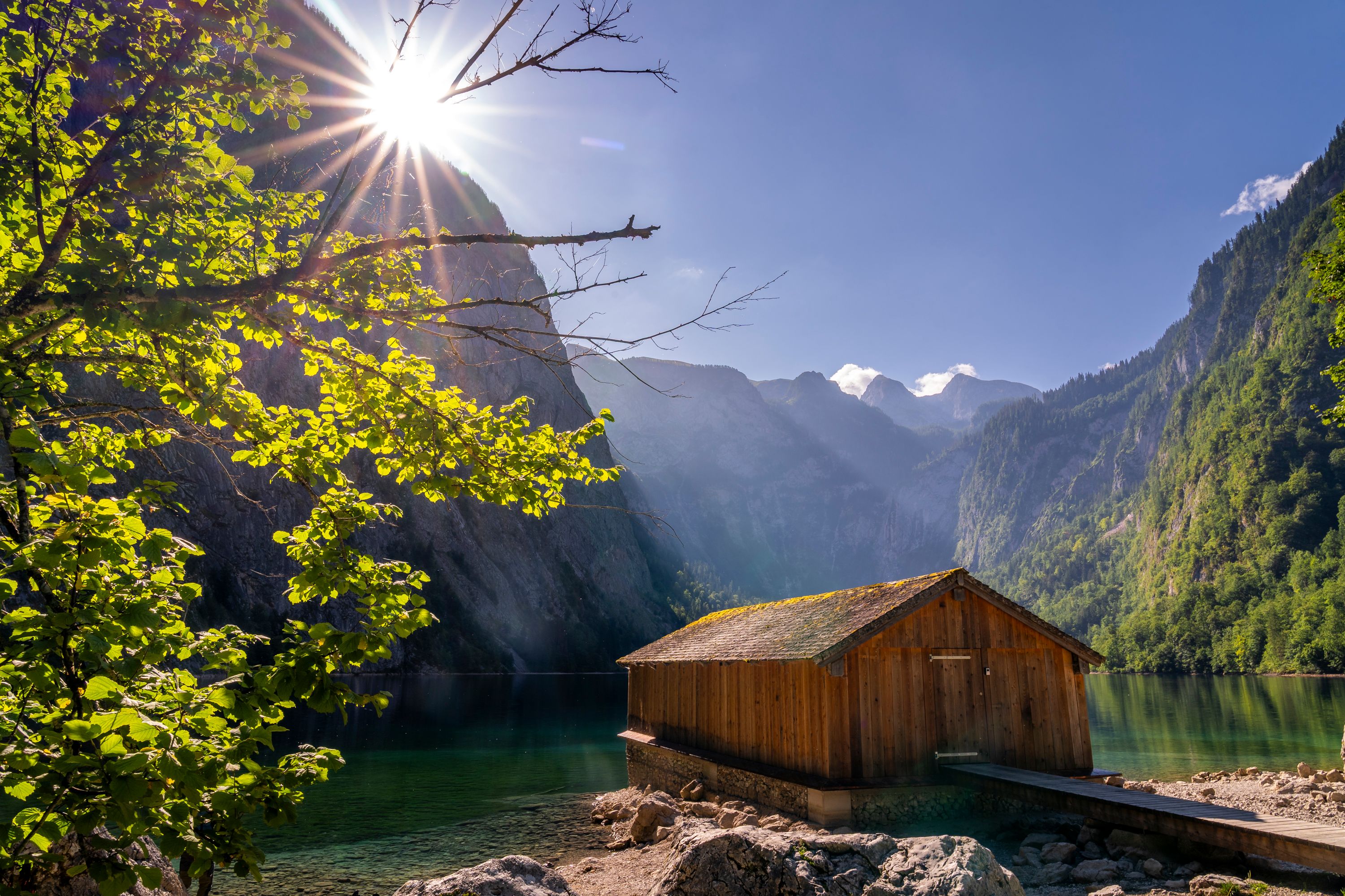 Bootshütte am Obersee